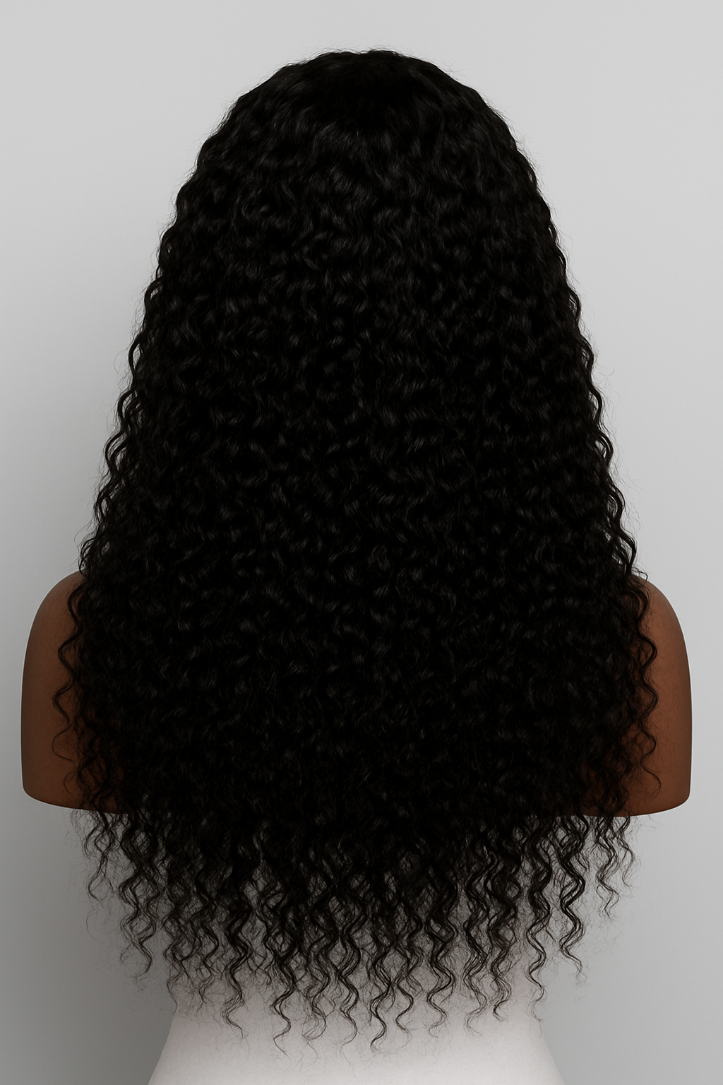 Burmese Curly Half Wig