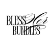 Black text 'BLESS BUNDLES' on a white background